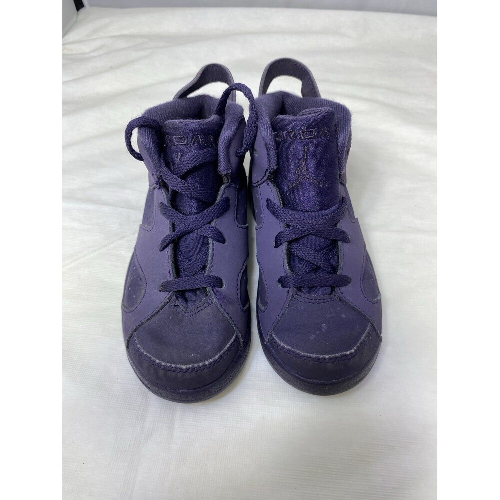 Nike Baby Air Jordan 6 Retro 645127-509 Purple Lace Up Sneaker Shoes Size 10C - Picture 7 of 7